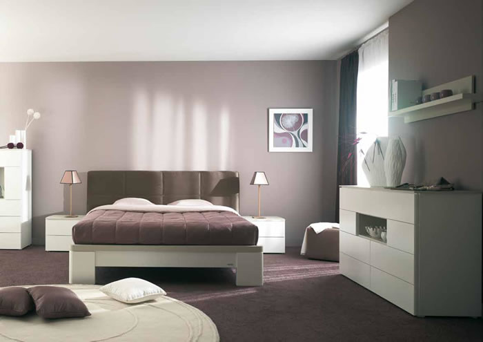 Конфигурацията от мебели за обзавеждане на спалня Opalia - втори вариант
