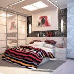 Интериорен дизайн на спалня за млад мъж